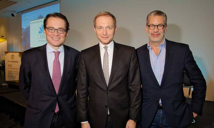 Roger Köppel, Weltwoche-Verleger;
Christian Lindner, Bundesvorsitzender der FDP Deutschland;
Richard C. Schneider, ARD-Chefkorrespondent & Büroleiter Tel Aviv