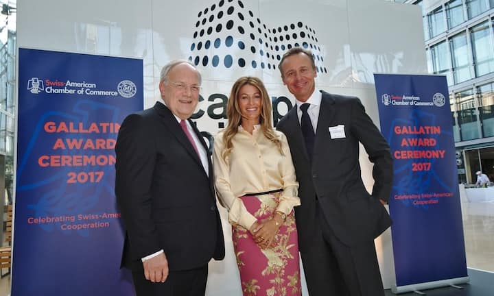 Johann-Niklaus Schneider-Ammann, Bundesrat;
Kirsty Bertarelli;
Ernesto Bertarelli