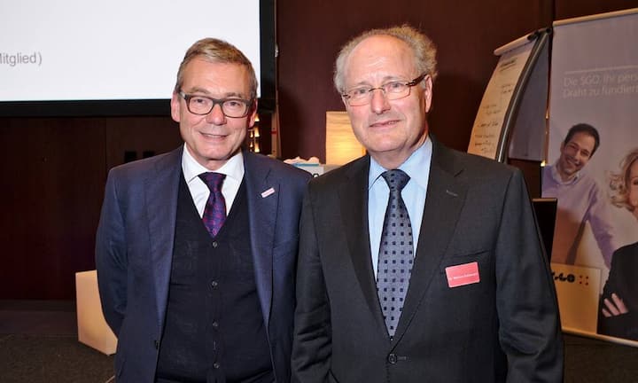 Ruedi Noser, Unternehmer;
Markus Sulzberger, Präsident SGO