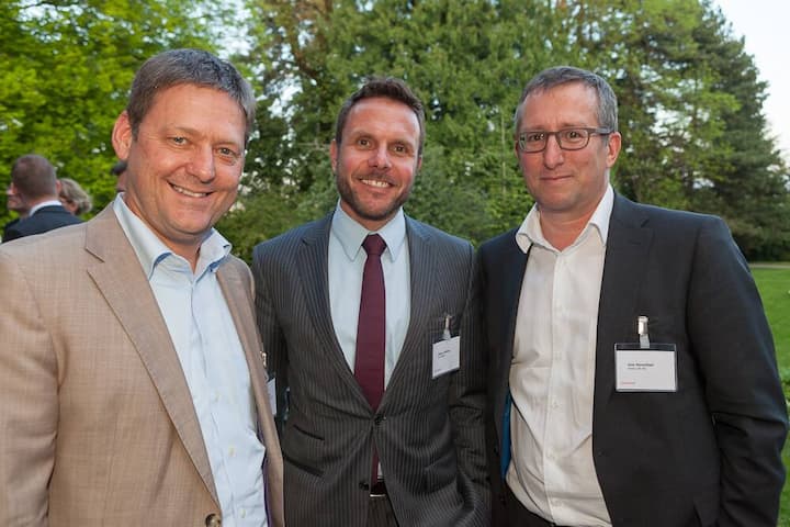 Rob Hartmans, Helsana Versicherungen AG; Klaus Volken, Die Mobiliar; Urs Hunziker, Swiss Life AG