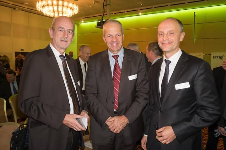 Peter Leupp, ABB; Armin Meier, Boyden global executive search; Pierre-Alain Graf, CEO, Swissgrid