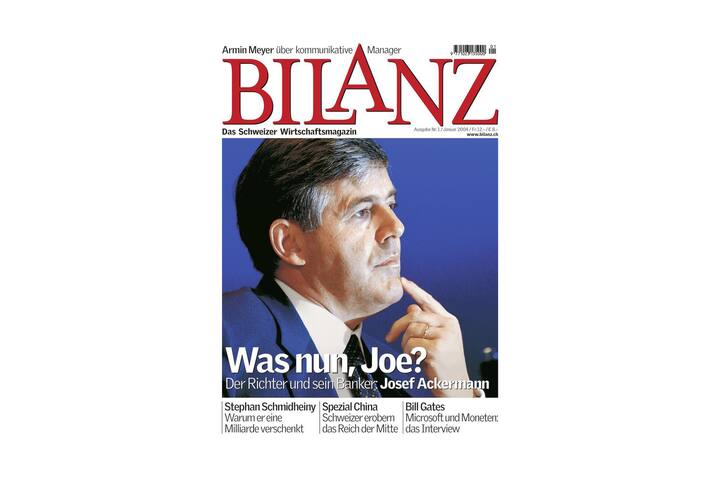 Joe Ackermann Bilanz COVER