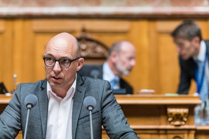 Stefan Mueller-Altermatt, CVP-SO, spricht in der Debatte um die Selbstbestimmungsinitiative an der Sommersession der Eidgenoessischen Raete, am Mittwoch, 6. Juni 2018 im Nationalrat in Bern. (KEYSTONE/Alessandro della Valle)