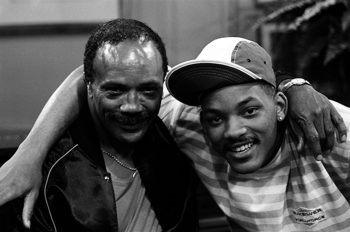 Quincy Jones und Will Smith 