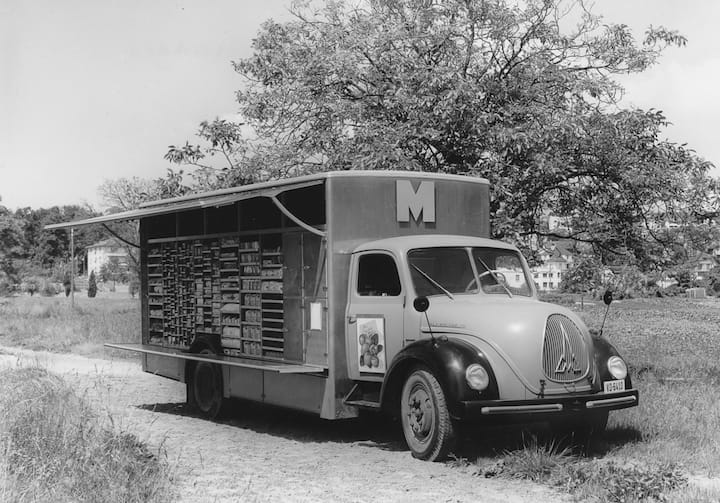 Im Jahre 1925 startete die Migros die ersten «Migros-Wägeli» in Zürich. 