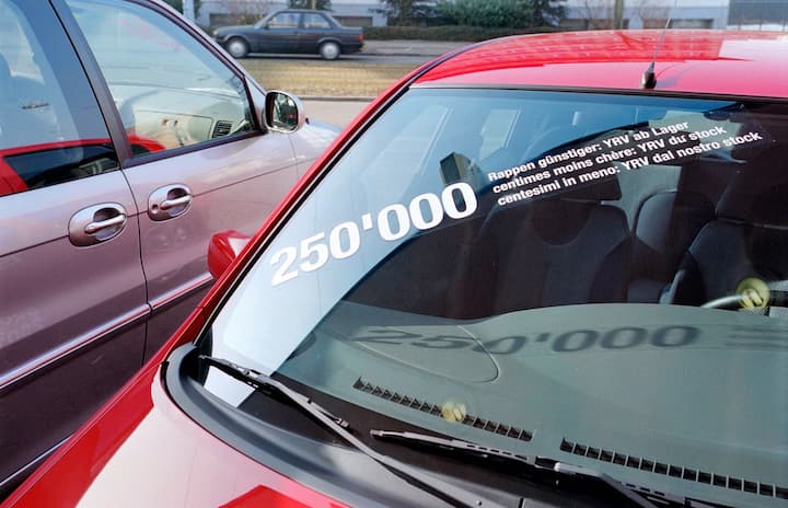 Auto im Verkauf bei der Emil Frey Gruppe