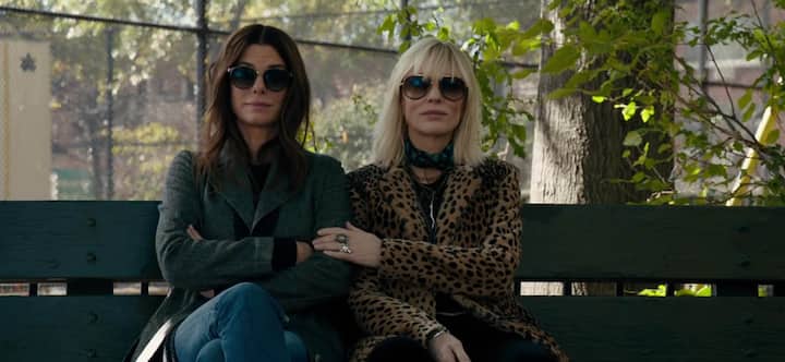 20-12-2017"Oceans's 8" film trailer Pictured: Sandra Bullock  Cate BlanchettPLANET PHOTOSwww.planetphotos.co.ukinfo@planetphotos.co.uk+44 (0)20 8883 1438