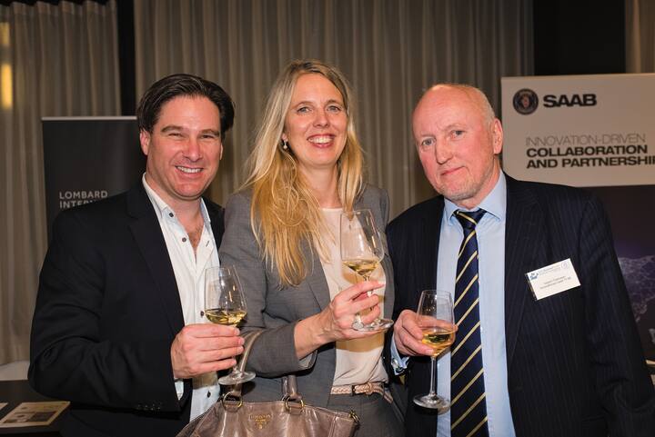 Alexander Hornickel, NextMedia;Kristina Danielson, Swiss Chamber of Commerce;Torbjörn Thalinsson, Advokatfirman Carler TT AB