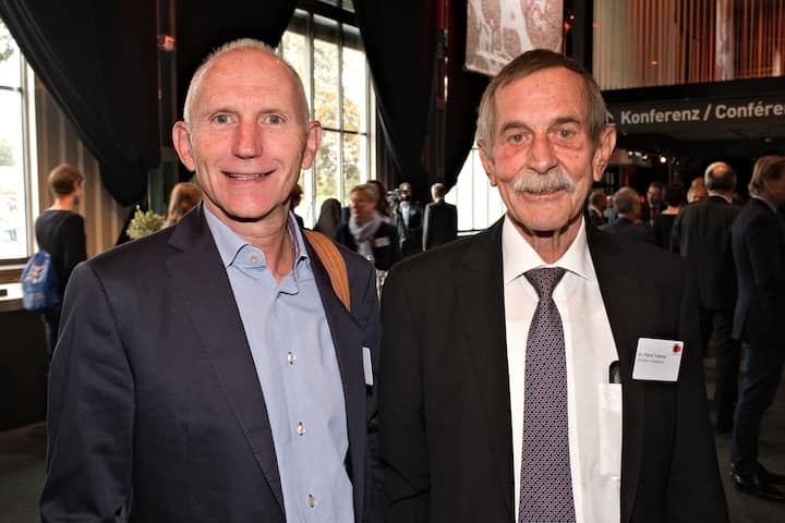 Andreas Burgener, auto-schweiz Vereinigung Schweizer Automobil-Importeure;Pierre Triponez, alt Nationalrat