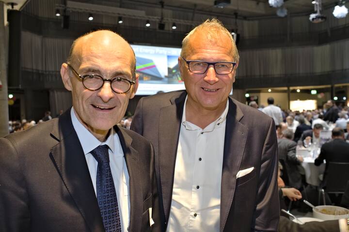 Beat Badetscher, Rechtsanwalt;André Dosé, VRP, Swissgas