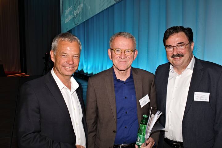 Beat Bongni, Swisscom (Schweiz) AG; Adrian Lobsiger, Eidg. Datenschutz- und Öffentlichkeitsbeauftragter EDÖB; Adolf Dörig, Dörig + Partner AG