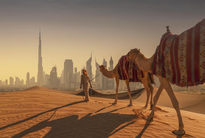 <p>Dubai: Viel Sand, viele Hochhäuser, ein echtes Steuerparadies und gut erreichbar. Auch deshalb sind schon viele dort.</p>
