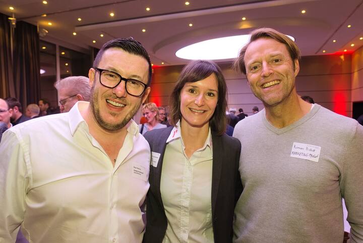 Bojan Markovic, Geschäftsleitung, Gropag Consulting AG;Isabelle von Niederhäusern, Inhaberin, abc sprachen;Roman Probst, Inhaber, Maketing-Probst
