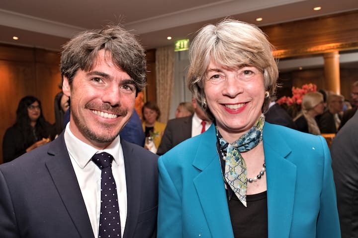 Callam Fletcher, Founder & Executive Director, Asia Leaders Series; Barbara Kux, Unternehmerin und Verwaltungsrätin