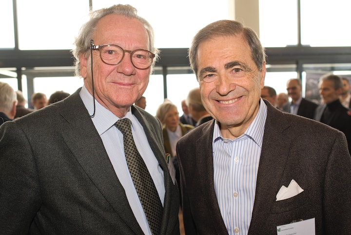 Franz von Meyenburg, Praesident Wilhelm Schulthess-Stiftung;Conrad Schwyzer, Ragar AG