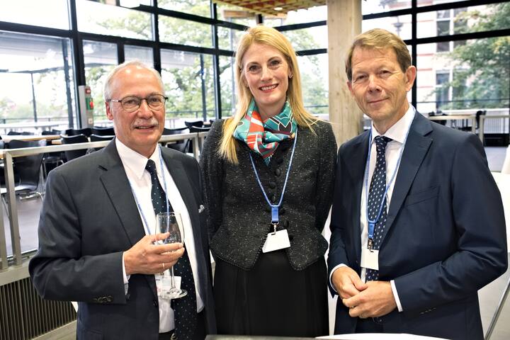Gerhard Schwarz, Publizist und Präsident der Progress Foundation;Megan Meyer, Schweizerisches Institut für Auslandforschung SIAF;Fritz Zurbrügg, Schweizerische Nationalbank
