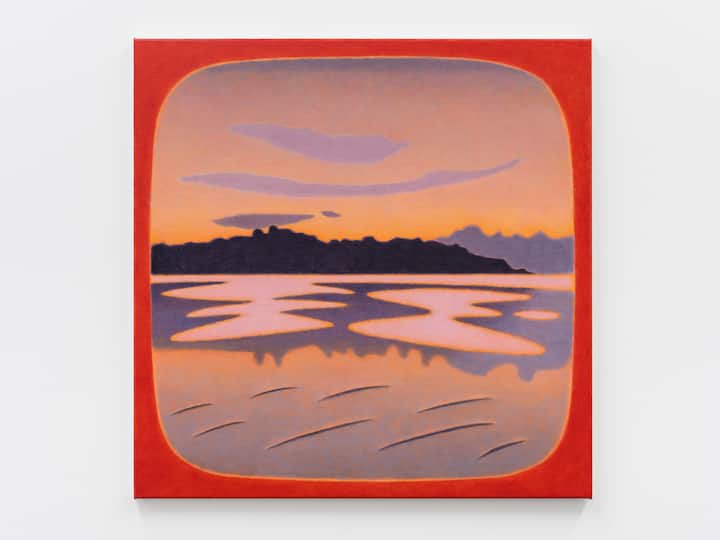 <p>Ästhetisch bestechend:</p><p>«Ciel orange deux ­risées», 2025; Öl auf Leinwand; 80 × 80 × 2 cm.</p>