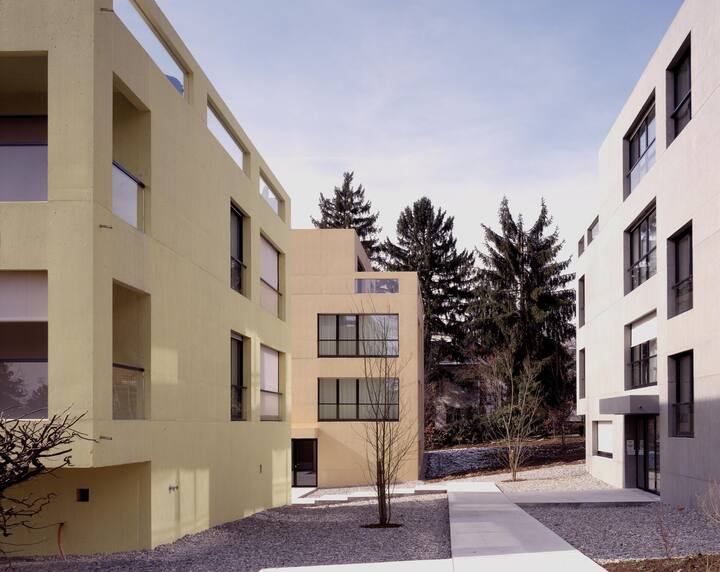 <p>Drei Wohnhäuser an der Susenbergstrasse in Zürich.</p>
