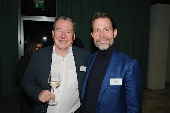 <p>Beat Schillig, Venturelab; Rolf Studer, Oris SA.</p>