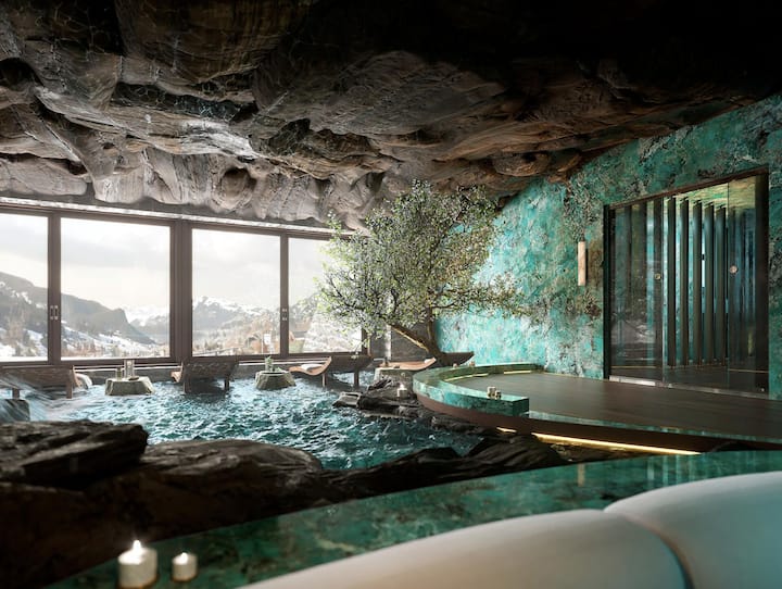 <p>Er umfasst unter anderem zwei Thermalbäder, ...</p>