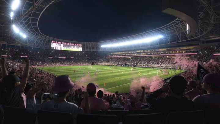 <p>Das moderne Stadion hat 25'000 Sitzplätze.</p>