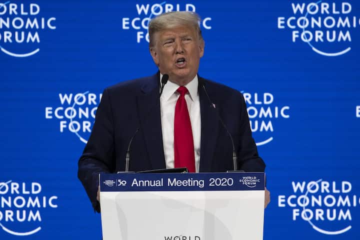 <p>Für besonderes Aufsehen sorgt Donald Trump. Bereits zum dritten Mal nimmt er am WEF in Davos teil.</p>