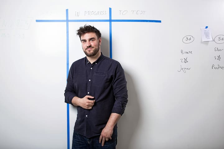 BERN 27.3.2017 - Hannes Gassert, Web-Unternehmer, Autor und Community Organisator, MitgrÃ¼nder und Verwaltungsrat von Liip . Schweiz  Â© Marco Zanoni / Lunax