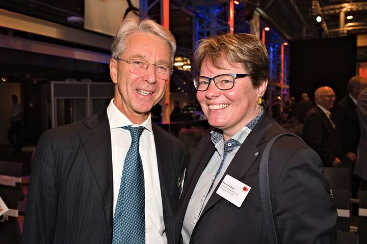 Herbert Scheidt, Vontobel Bank AG;Marianne Wildi, Aargauische Industrie- und Handelskammer AIHK