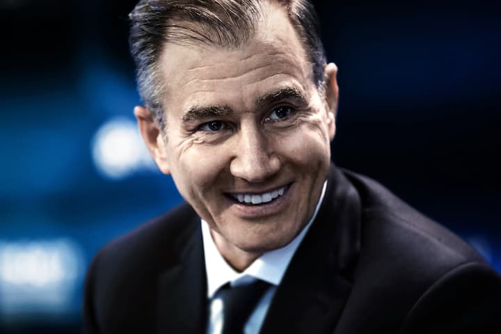 Ivan Glasenberg, billionaire and chief executive officer of Glencore Plc, reacts as he speaks on the Bloomberg Television debate panel during the St. Petersburg International Economic Forum (SPIEF) at the Expoforum in Saint Petersburg, Russia, on Thursday, June 1, 2017. The event program is based around the theme 'Achieving a New Balance in the Global Economic Arena' and runs from June 1 - 3. Photographer: Simon Dawson/Bloomberg