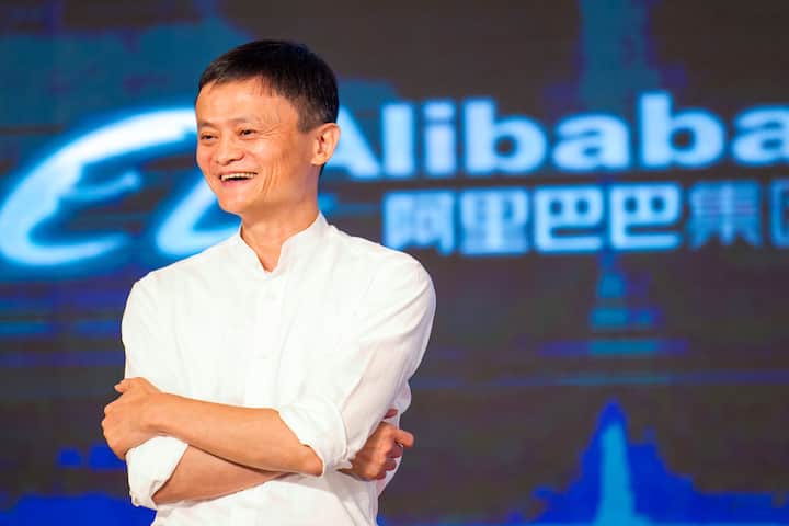 SHANGHAI, CHINA - JUNE 04:  (CHINA OUT) Jack Ma, founder and Executive Chairman of Alibaba Group, speaks during the signing ceremony between 
