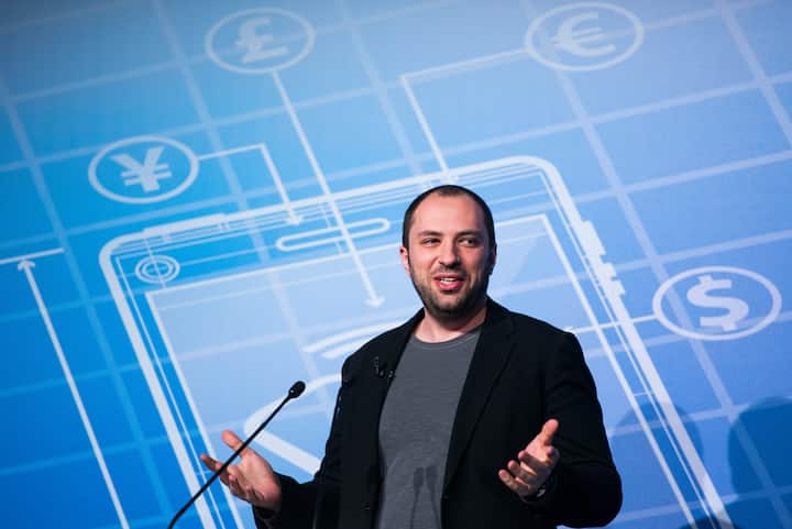 BARCELONA, SPAIN - FEBRUARY 24:  Whatsapp CEO Jan Koum during a Keynote conference as part of the first day of the Mobile World Congress 2014 at the Fira Gran Via complex on February 24, 2014 in Barcelona, Spain. The annual Mobile World Congress hosts some of the world's largest communication companies, with many unveiling their latest phones and gadgets. The show runs from February 24 - February 27.  (Photo by David Ramos/Getty Images)