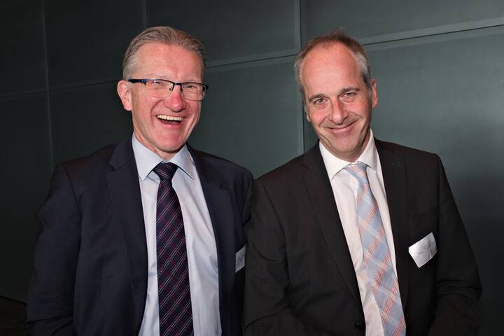 Jürg Staub, CEO, Reichmuth & Co.; Dionys Berwert, COO, Reichmuth & Co.