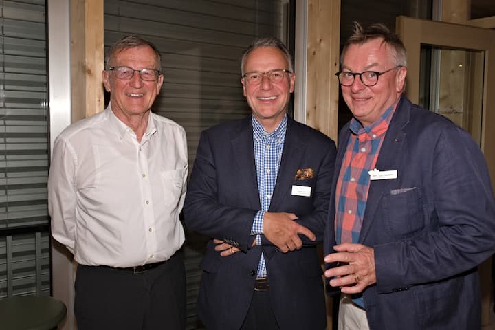 Karl Reichmuth, Ehrenpräsident, Reichmuth & Co.; Jobst Wagner, Präsident StrategieDialog21; Urs Füglistaller, Professor Uni St. Gallen