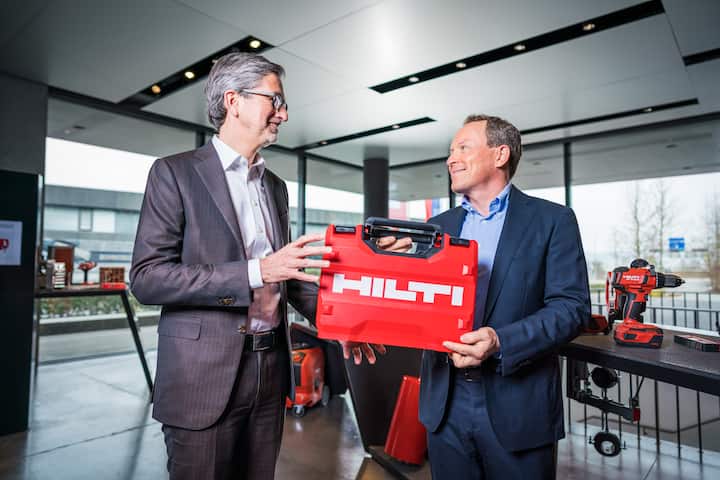 Koffeübergabe Hilti