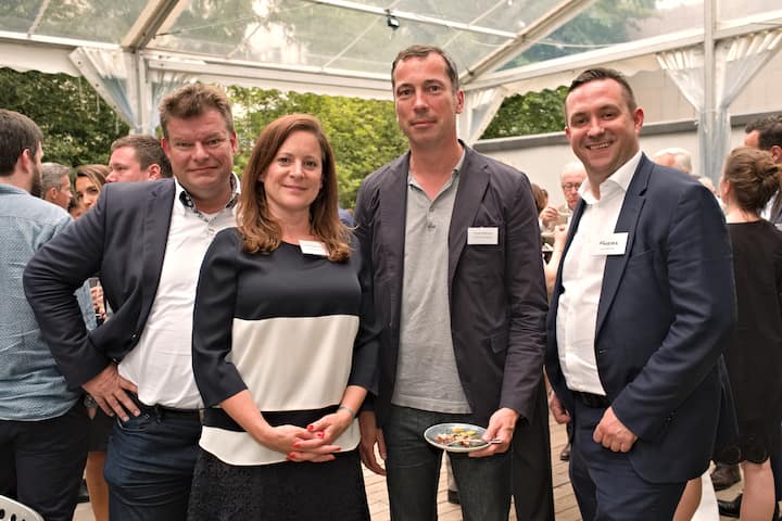 Marc Kowalsky, BILANZ; Sonja Kingsley-Curry, UBS Switzerland AG; Thomas Wildberger, Publicis Communications; Luca Schena, ADMEIRA