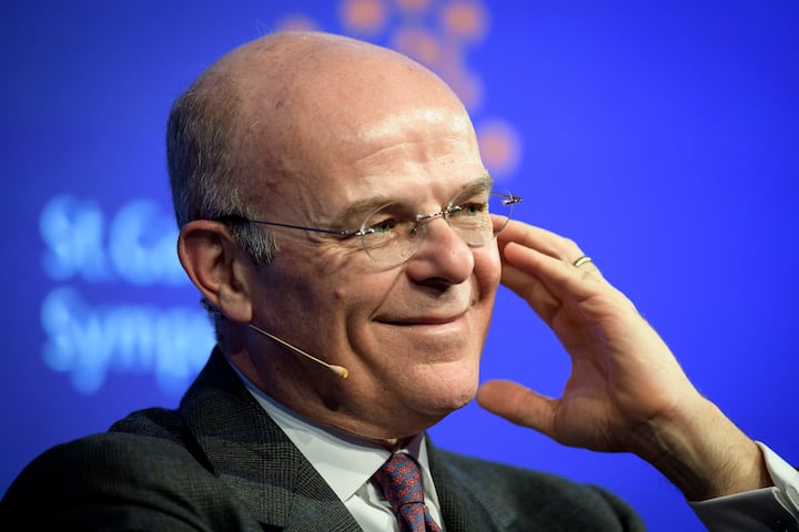 Mario Greco, Group Chief Executive Officer of Zurich Insurance Group Ltd, is pictured during the St. Gallen Symposium, a platform for dialogue on key issues in management, the entrepreneurial environment and the interfaces between business, politics and civil society, at the university of St. Gallen, Switzerland, on Thursday, May 4, 2017. (KEYSTONE/Gian Ehrenzeller)