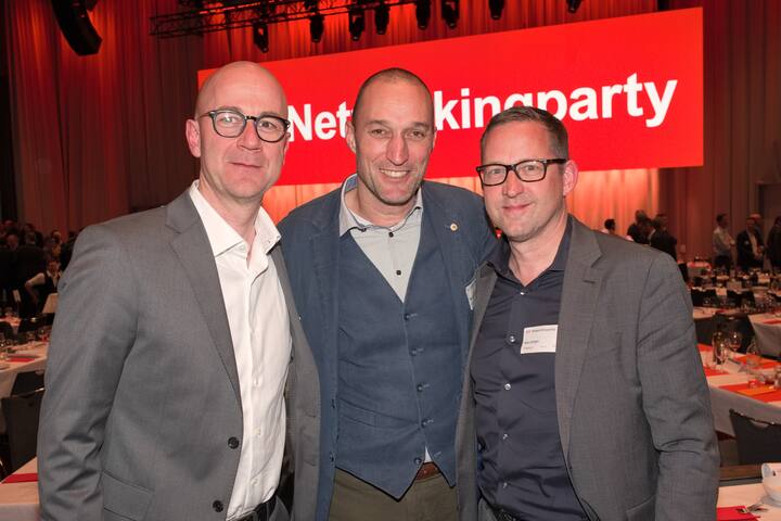 Markus Reber, swisscom;Martin Bürki, Ericsson;Ivo Jungo, swisscom