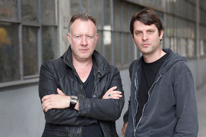 Designer Martin Frei (l.) und Konstrukteur Felix Baumgartner