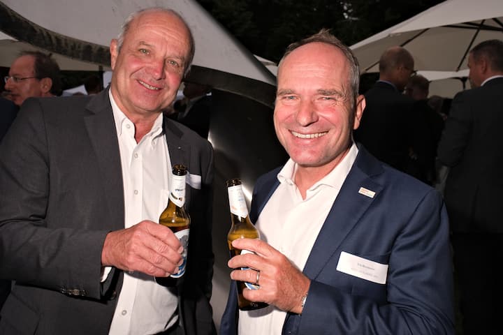 Martin Naville, Swiss American Chamber of Commerce AMCHAM;Urs Breitmeier, RUAG Holding AG