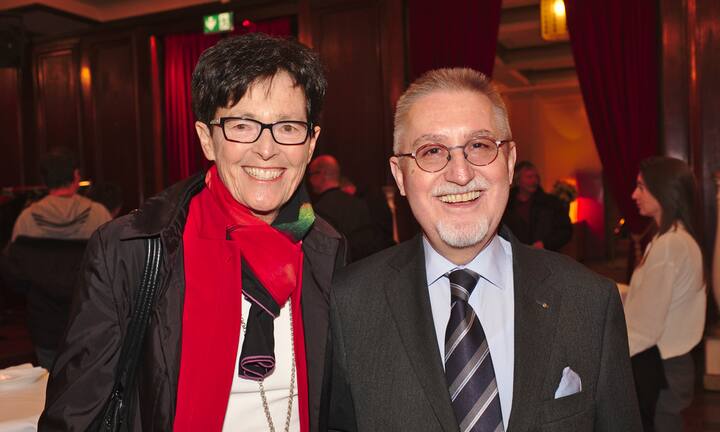 Dorothée Fierz, alt Regierungsrätin Kanton Zürich; Lukas Briner, alt Kantonsrat & ehemaliger Präsident der Zürcher Volkswirtschaftlichen Gesellschaft