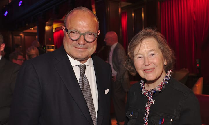 Andreas Schmid, Präsident Flughafen Zürich; Elisabeth Kopp, alt Bundesrätin