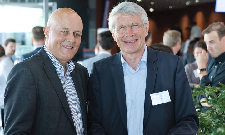 Hans Rudolf Sprenger, IBM Schweiz AG; Walter Steinlin, SIS Innovation Services