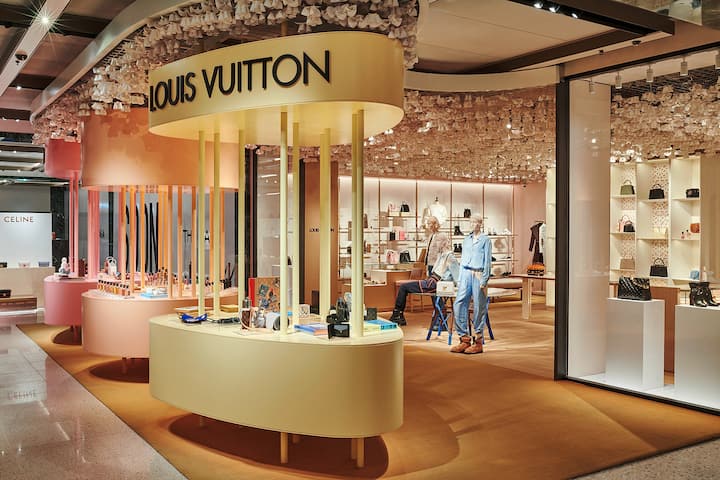 Globus Entwurf für Shop Louis Vitton