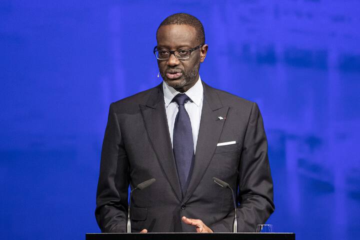 Tidjane Thiam, Credit Suisse, spricht am Europa Forum in Luzern am Mittwoch, 4. Dezember 2019. (KEYSTONE/Alexandra Wey)
