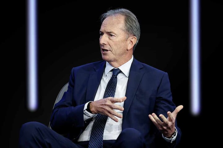 James Gorman, chairman and chief executive of Morgan Stanley, speaks during the AFR Business Summit in Sydney, Australia, on Tuesday, March 8, 2022. GormanÂ said the U.S. Federal Reserve should still commence a series of rate hikes despite the geopolitical and economic risks sparked by the war in Ukraine. Photographer: Brendon Thorne/Bloomberg