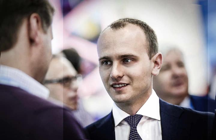 Alexander Pumpyansky, investment analyst at Sinara Capital Management SA, speaks during a Bloomberg Television interview at the St. Petersburg International Economic Forum (SPIEF) in Saint Petersburg, Russia, on Thursday, June 18, 2015. SPIEF is an annual international conference dedicated to economic and business issues which takes place at the Lenexpo exhibition center June 18-20. Photographer: Chris Ratcliffe/Bloomberg *** Local Caption *** Alexander Pumpyansky