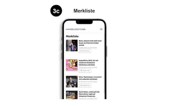 Merkliste
