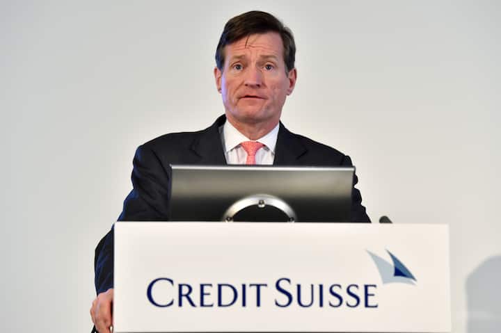 Zuerich, 12.2.2015, Inland -  BMK Credit-Suisse, CEO Brady Dougan an der Medienkonferenz der Credit Suisse. (Melanie Duchene/EQ Images)