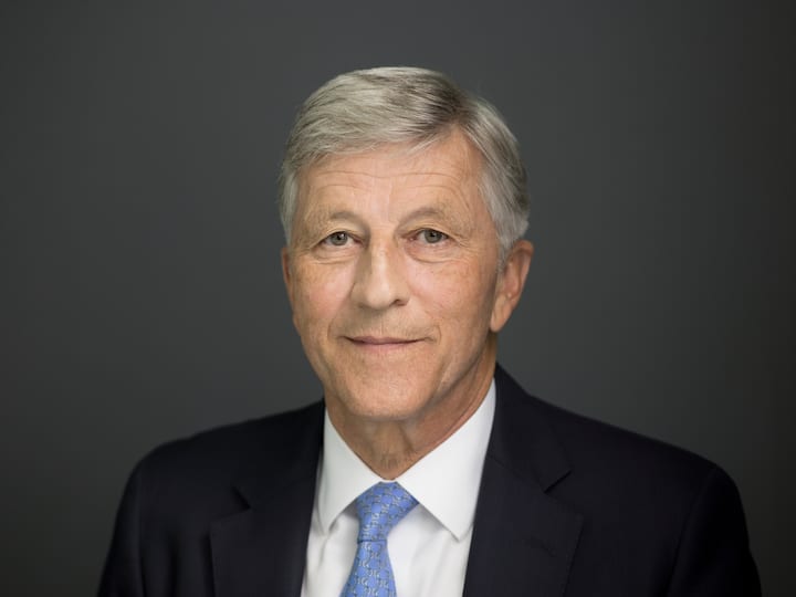 Portrait of Rolf Doerig, Chairman of the Board of Directors of Swiss Life Group, taken in Zurich, Switzerland, on March 14, 2017. (KEYSTONE/Gaetan Bally)Rolf Doerig, Praesident des Verwaltungsrates der Swiss Life-Gruppe, portraitiert am 14. Maerz 2017 in Zuerich. (KEYSTONE/Gaetan Bally)
