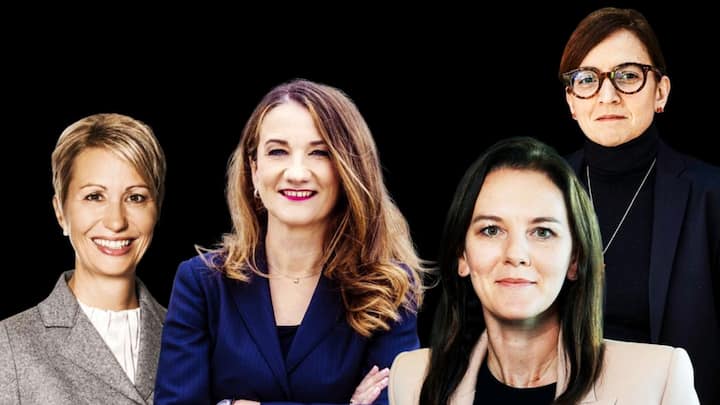 Andrea Rytz (Schulthess-Klinik), Barbara Frei (Schneider Electric), Daniela Bosshardt (Galenica) und Philomena Colatrella (CSS).